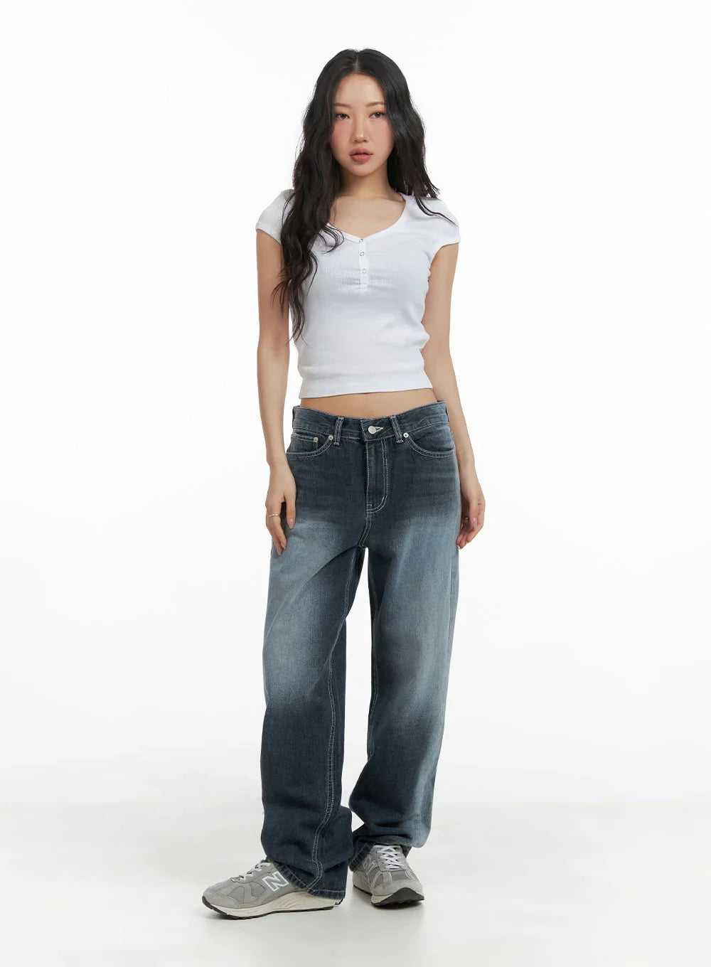 Recycled Wide Baggy Jeans