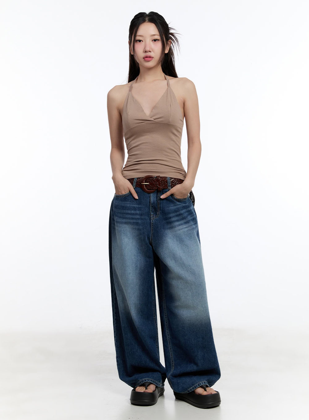 Slim-Fit Halter Cami