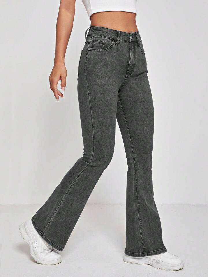 PMCE High Waist Flare Leg Jeans